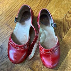 Rare Red Dansko Clogs